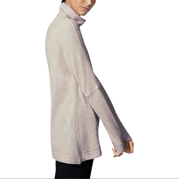 NWT B NEW YORK Recycled Asymmetrical Turtleneck - Picture 2 of 3